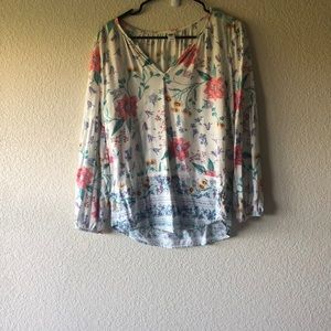 Old Navy Floral Blouse Size Medium